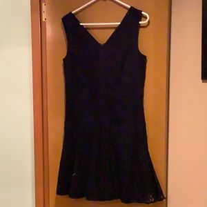 Ann Taylor navy blue dress